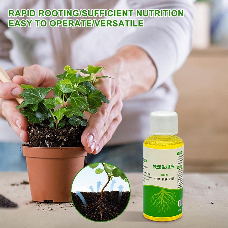 

Root Booster for Plants Quick Liquid Rooting Hormones Root Starter for Plant Cuttings Professional Flower Tree Root Stimulator 30ml