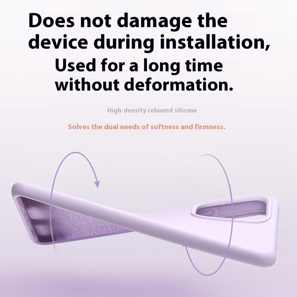 För Oppo Reno14 5G (Global) Skal Hudvänligt Flytande Silikon+PC Telefonskal