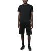 Emporio Armani SS23 Logo Print Elastic Waist Straight Casual Shorts Men shorts Black 3RPS57-PJLSZ-0208
