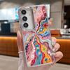 Creative Audio Tape Print Case For Samsung Galaxy Z Flip 8 7 6 5 4 Flip8 Flip7 Flip6 Magnetic For Magsafe Clear PC Hard Folding Phone Cover