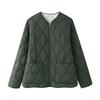 Giacca trapuntata con stampa leopardata da donna, imbottita, mezza stagione, per donna, a maniche lunghe, da donna, calda, invernale, da donna