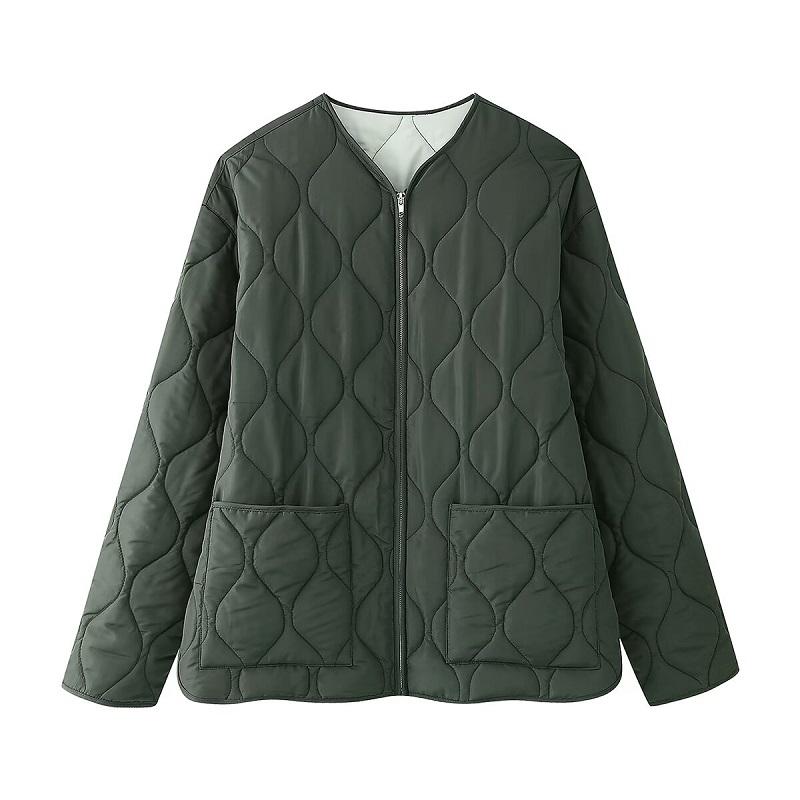 Giacca trapuntata con stampa leopardata da donna, imbottita, mezza stagione, per donna, a maniche lunghe, da donna, calda, invernale, da donna