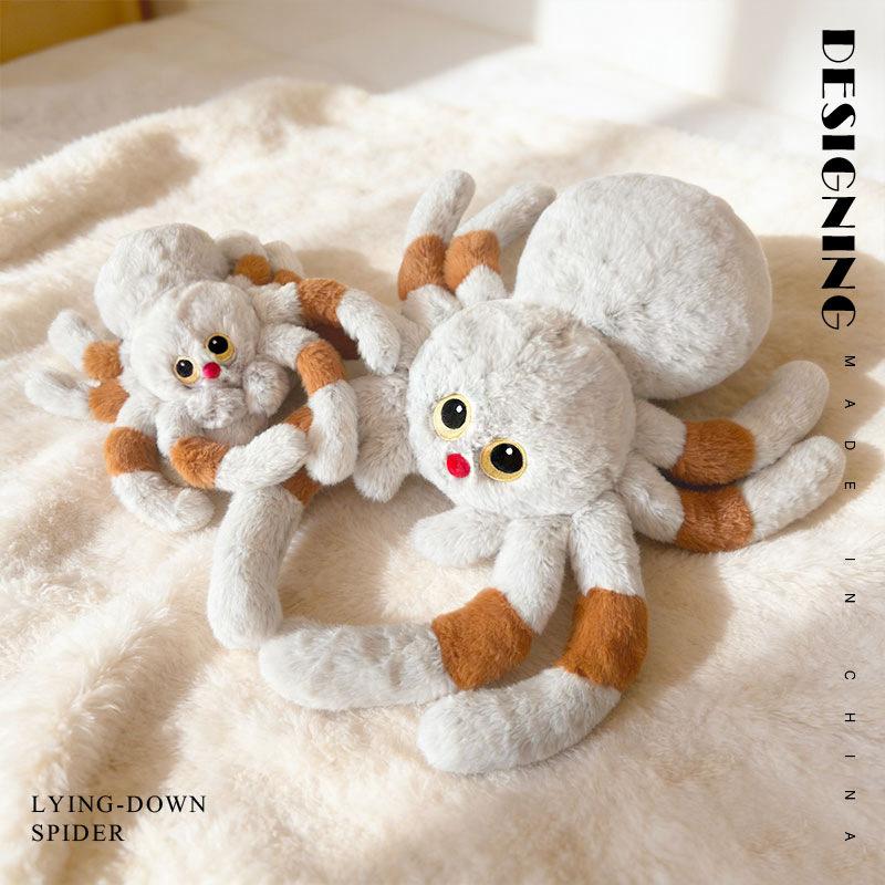 Spider Plush Toy, Funny Prank Doll, Cute Stuffed Animal, Birthday Gift, Halloween Decoration, Realistic Spider Toy