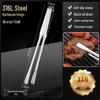 316 Stainless Steel Korean BBQ and Kitchen Tongs