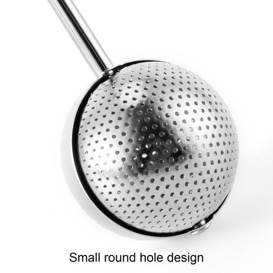 Tea Colander Handle Rotatable Long Food Grade Easy To Operate Tea Drain Filter