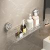 Removable Bathroom Storage Holder Transparent Cosmetic Storage Box  Kitchen