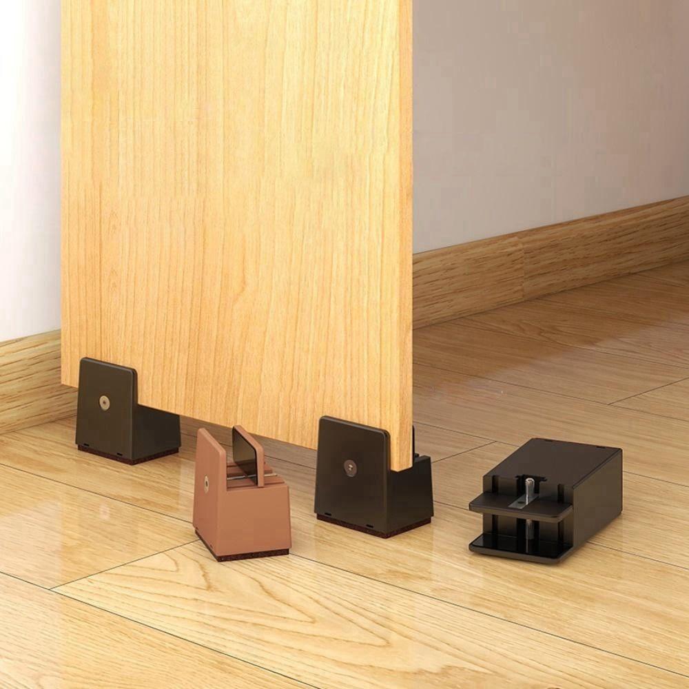 Moisture-proof Waterproof Table Leg Pad With Screw Clamp Chair Feet Riser Furniture Risers