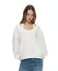 AEGO FREEDOM LAB Halterneck Tie Sweatshirt_White