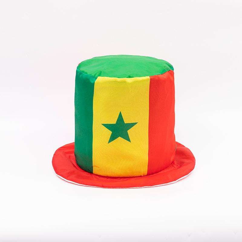 US, Canada and Mexico World Cup Bucket Hat Outdoor Sun Protection Visor Hat Fan Supplies Mexican Flag Basin Hat