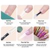 504pcs 2XL Soft Gel Nail Tips Super Long Ballerina Nails Press On Nail Full Cover Nail Art Capsule Fake Tips Extension Tools