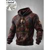 3D Print Halloween Women's Hoodie Haunted House Ghost Pumpkin Bat Lightning Full Print Pullover Long Sleeve Sweatshirt