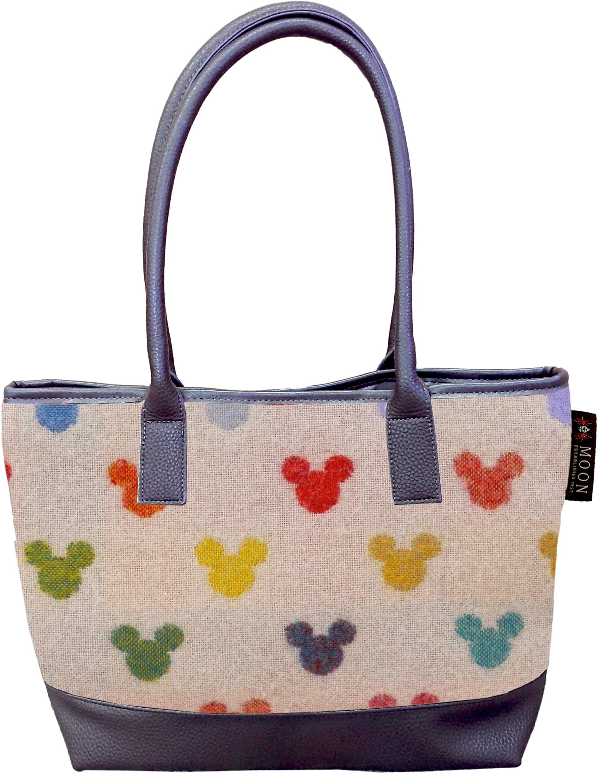 

Marushin Disney Mickey Mouse Tote H26 x W41 x Made with wool fabric by Product 2335017400 Bag, D12cm, Earthdot, MOON, UK, Code