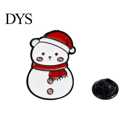 Elk Bag Decoration Pin Christmas Cartoon Enamel Brooch, Santa Claus Snowman Tree Badge Pin, Alloy Festive Badges Bags Scarves Clothes Decorative