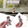 Creative Acrylic Flat 2D Cool Skateboarding Cat Pendant Decora Pendant Interior Auto Car Interior Ornament Car Rearview Mir A2C7