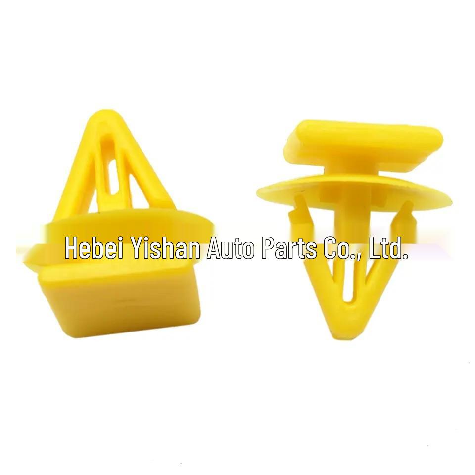 Modern Square Door Panel Clips: White Trim & Skirt Guard for Interior Panels & Wheel Arches