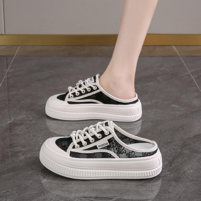 Canvas shoes spring and summer new sports board shoes soft sole not tired feet pregnant women shoe size