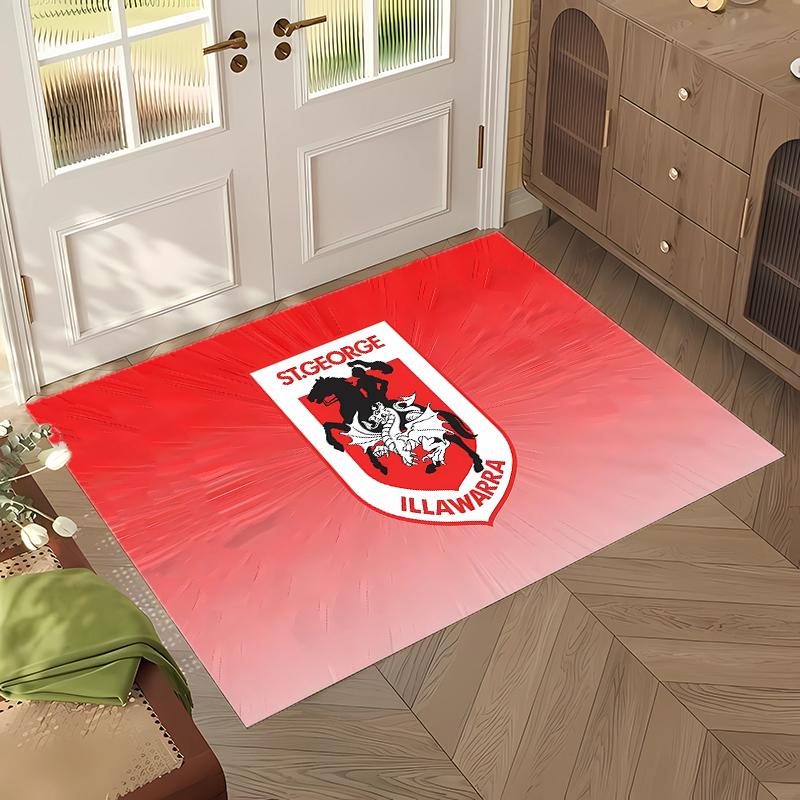 St George Illawarra Dragons (14) Büurteppich Eleganter Bodenteppich für Büro Wohnzimmer Schlafzimmer und Innenräume