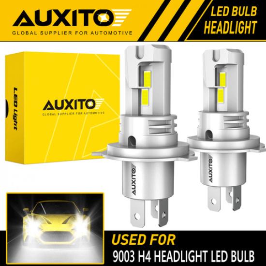 H4 9003 6500K Headlight LED Bulbs Hi Low Beam Conversion Kit White Canbus