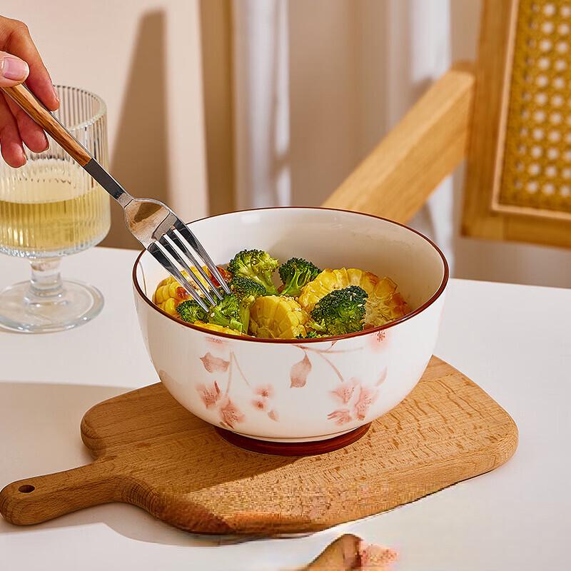 ZISIZ Underglaze Ceramic Rice Bowl