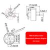 1503 3.7V 7.4V 10A 2750Kv Tiny 3-Phase Brushless Motor High Speed Engine 1.5Mm Shaft For Diy Rc Fpv Drone Quadcopter Aircraft