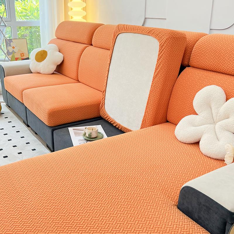 

Жаккардовый чехол на подушку дивана, эластичный чехол на сиденье дивана, чехлы на диван для гостиной, регулируемый натяжной чехол, защита мебели от домашних животных Head Cushion Cover