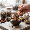 5Pcs Wood Mini Spoon Short  Handle Teaspoon Scoop Multi Purpose Wooden Spoon  Dessert Sampling