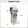 10x Connettore a T per Fascetta a Morsetto Tubo a T Diametro Interno 25mm Ferramenta per Mobili Supporto per Asta