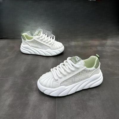 2024 Autumn New Casual Men's Breathable Shoes Soft Soles Dirty Fashion Thick Soles Men's Shoes Sneakers Men
