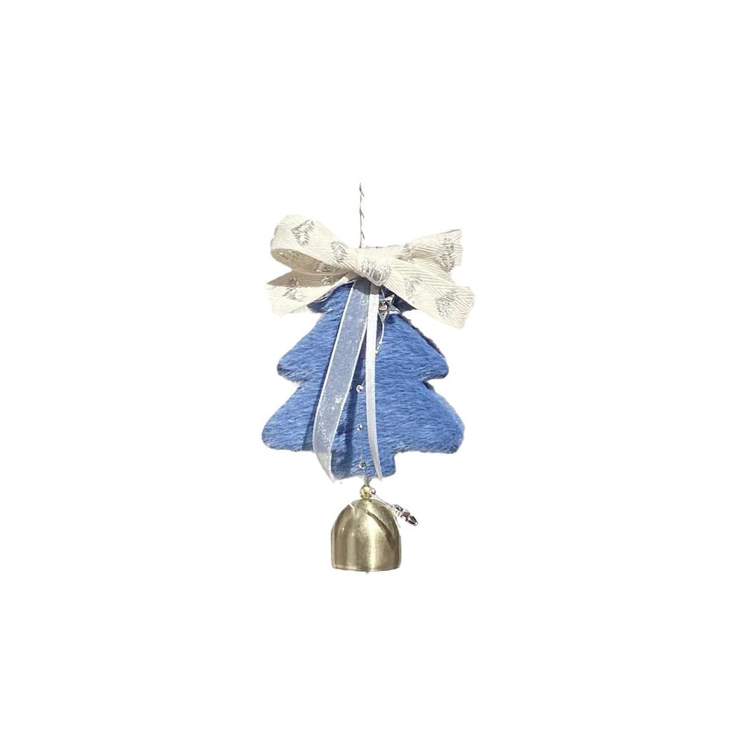 Christmas Tree Bell Pendant, Plush Christmas Tree Pendant, Suitable For Christmas Party And Holiday Decoration