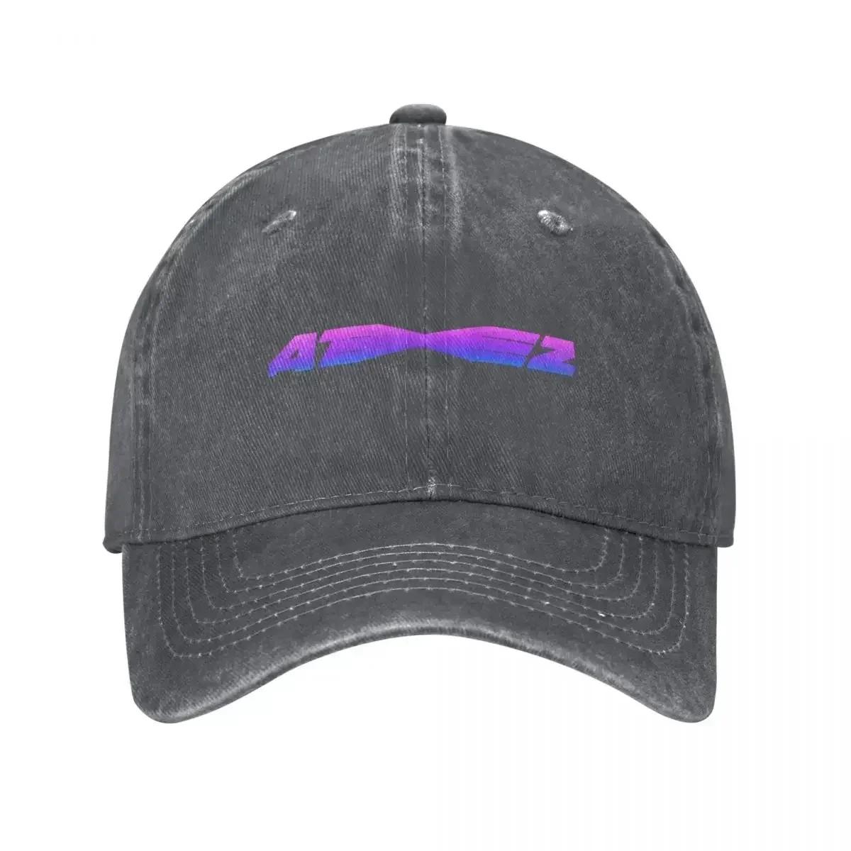 Ateez Logo Baseball Cap Designer Cap Sun Hat FeUnisex Unisexs