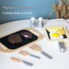 Wooden Kids' Role-Play Steak Cutting Kitchen Toy Set