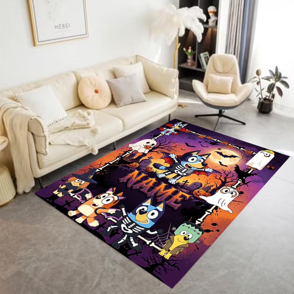 Soccer Friends Christmas Celebration Customize Your Name Carpet Design for Decorate room Hallway Kitchen Dining Room Antislip Carpet Anime Office Deco