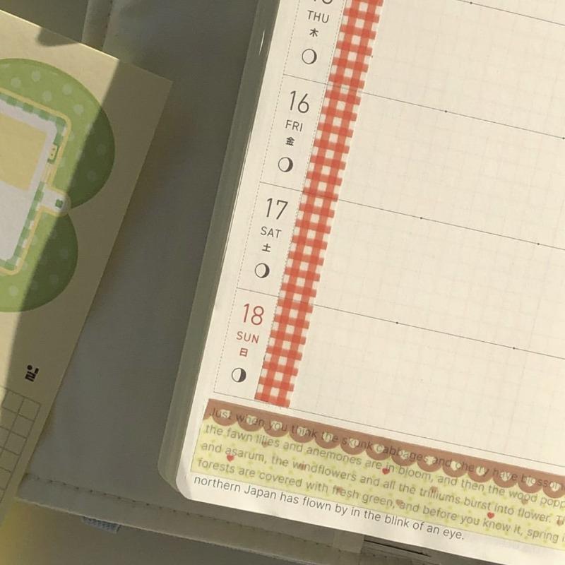 6 Rolls Kawaii Japanese Retro Cartoon Washi Tape Cute Apple Four-leaf Clover DIY Decorative Tape for Girls' Scrapbook & Journal