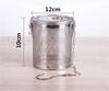 Round Hole 304 Stainless Steel Seasoning Bag Gravy Soup Taste Spice Box Basket Brine Hot Pot Slag Separation Colander Strainers