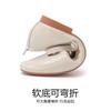Women Patent Leather Mary Janes Shoes Ladies   Summer New Square Toe Comfortable Pointed Toe Ballet Flat Casual Shoes