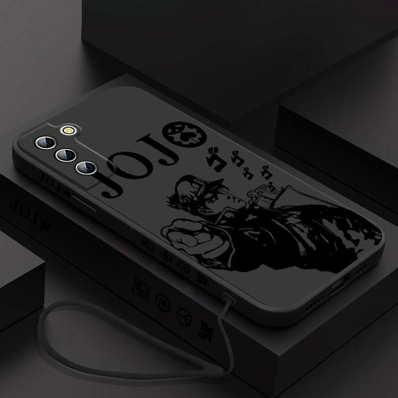 

Чохол для телефону Anime JoJo s Bizarre Adventure для Samsung Galaxy S23 S22 S21 S20 Pro FE Note 20 Plus Ultra Liquid Left Rope Cover Samsung S23 5G