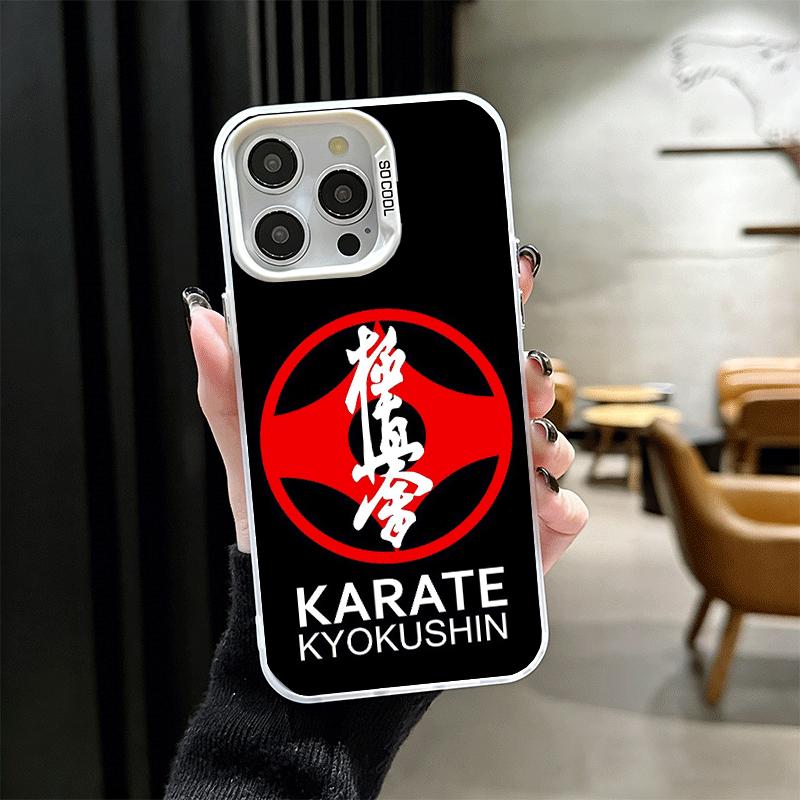 Husă de telefon rezistentă la șocuri Karate Oyama Kyokushin pentru iPhone 17 Air 16 16E 15 Pro Max 14 Plus 13 Mini 12 Capac Spate Anti Cădere Fundas