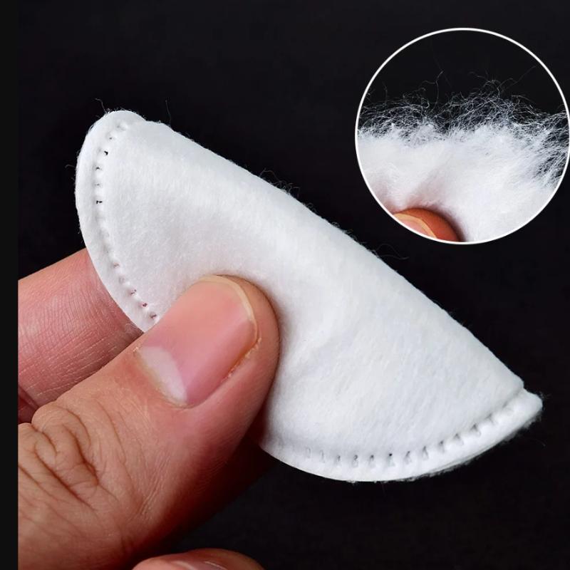 Round Cotton Makeup Pads, 3-LayerThick, 200/300/500PCS  Pieces Disposable Cosmetic Wipes Nail Art Cleaning Round Pads