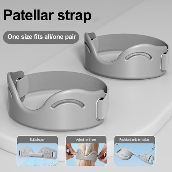 1/2Pcs Patellar Tendon Support Strap Tendonitis Meniscus Tear Joint Pain Relief Patella Stabilizer Band Knee Brace for Running Basketball Cycling