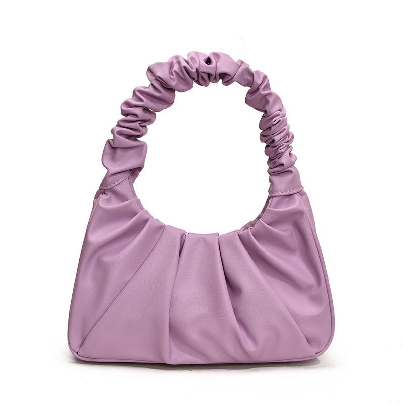High-end Fashion Pleated Armpit Bag Women's New Trendy Niche Temperament Versatile Portable Cloud Bag