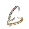 New Style Inlaid Zircon Bracelet, Fashionable and Luxurious Double-layer Hollow Open Bracelet