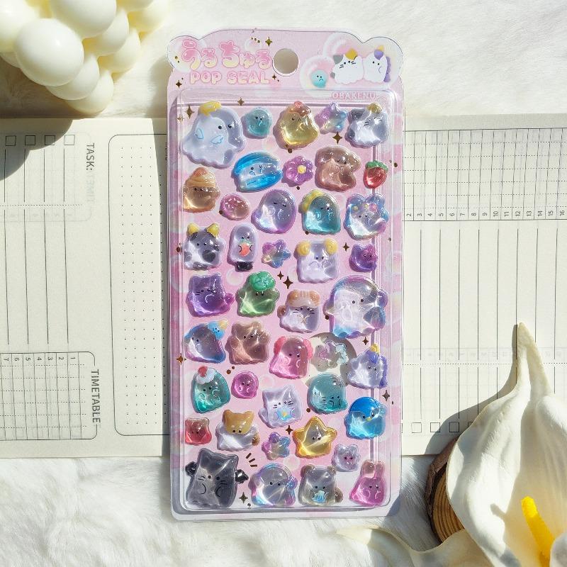 

Latest 1pcs3D relief enjoyable sticker acrylic diamond sticker children s handmade DIY decorative sticker beautiful relief enjoyable sticker -A3209