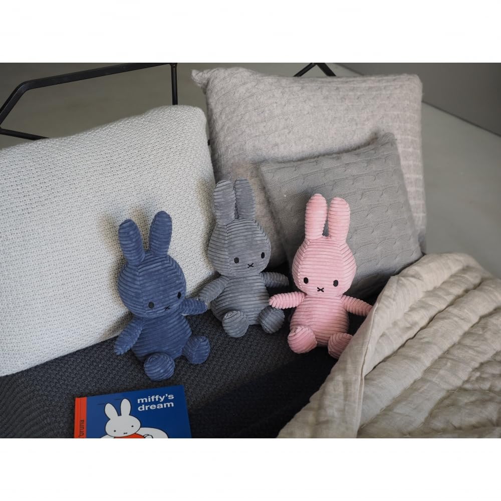 BON TON TOYS Manšestrová Miffy 23cm Světle růžová