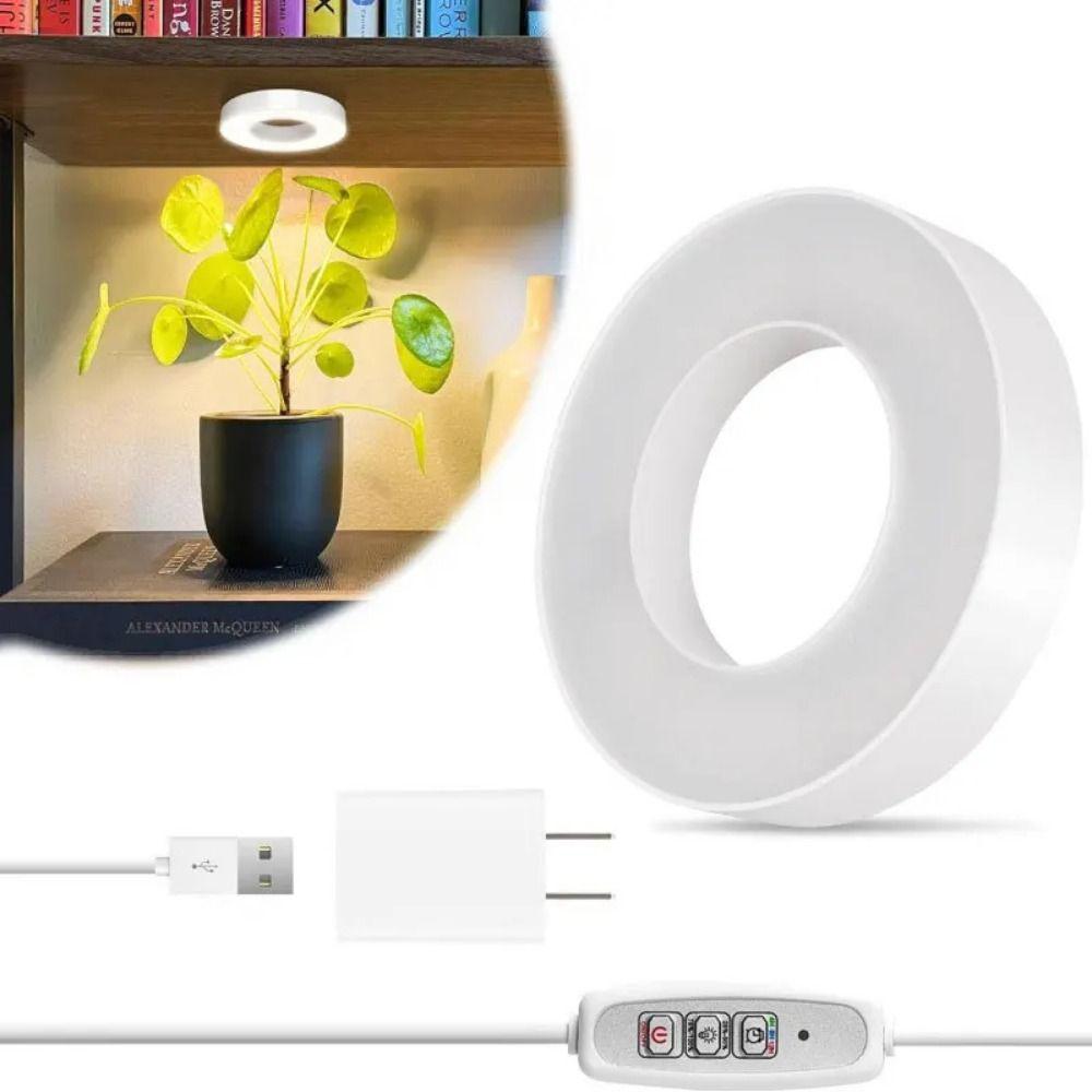 10 Dimming Levels Hanging LED Plant Light 1/2/3/4 Head Ceiling Grow Light  Indoor Plants