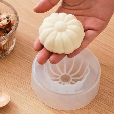 Kitchen Diy Pastry Pie Dumpling Maker Bun Mould Baozi Mold Steamed Stuffed Bun Cakes Making Mould Manual Baking Pastry Tools