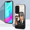 Coole Mädchen W-MittwochS A-Addams Handyhülle Für Samsung S26 S25 S24 FE S23 S22 S21 Plus S20 Ultra Note20Ultra Schwarze Glasabdeckung