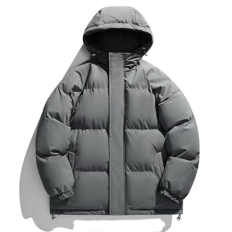 Autumn and Winter New Large-size Cotton-padded Clothes Men's Winter Coats Trendy Brand Hooded Thickened Cotton Clothes