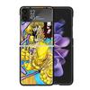 JoJo's Bizarre Adventure Dio Clear Phone Case For Samsung Z Flip 7 6 5 4 3 Galaxy ZFlip7 ZFlip6 ZFlip5 ZFlip4 ZFlip3 5G Print Co