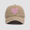 Sweet Heart Printed Visor Baseball Cap  For Man Women Hiking Fishing Vacation
