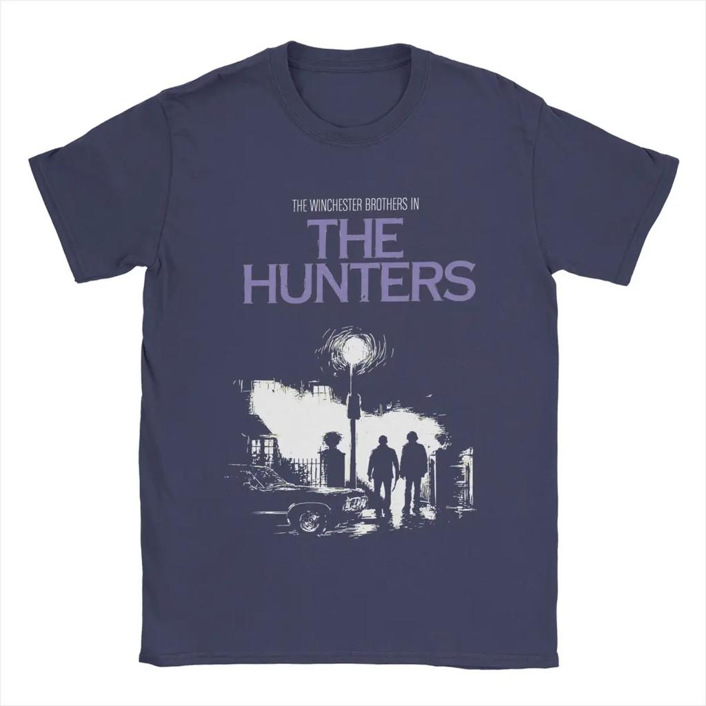 The Hunters Supernatural & The Exorcist Men T Shirts Casual Tees Short Sleeve O Neck T-Shirts Cotton Original Clothes